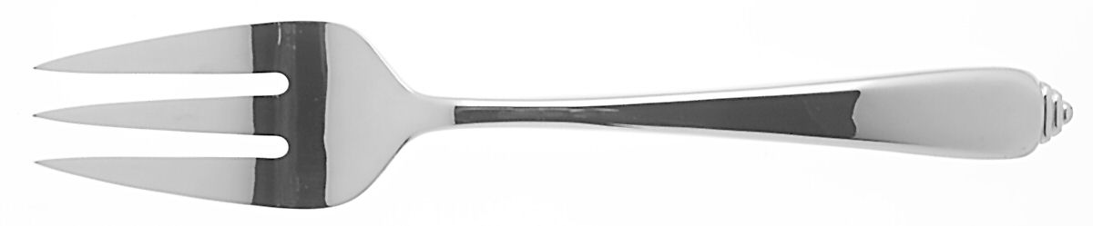 Halo (Stainless) Large Solid Cold Meat Serving Fork by Reed & Barton-1