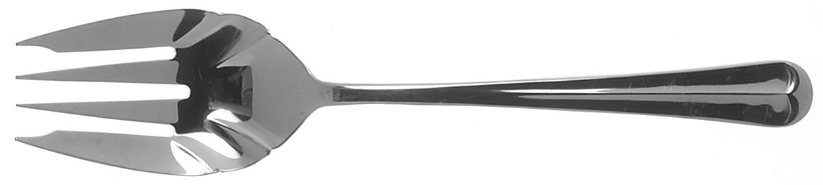Hancock (Stainless) Medium Solid Cold Meat Serving Fork by Reed & Barton-1