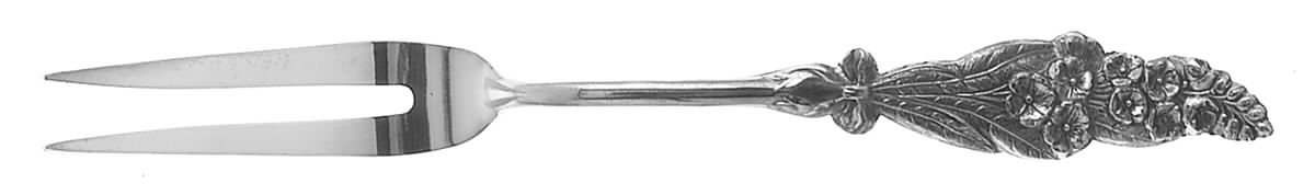 Harlequin (Silverplate 1964) Lemon Fork by Reed & Barton-1
