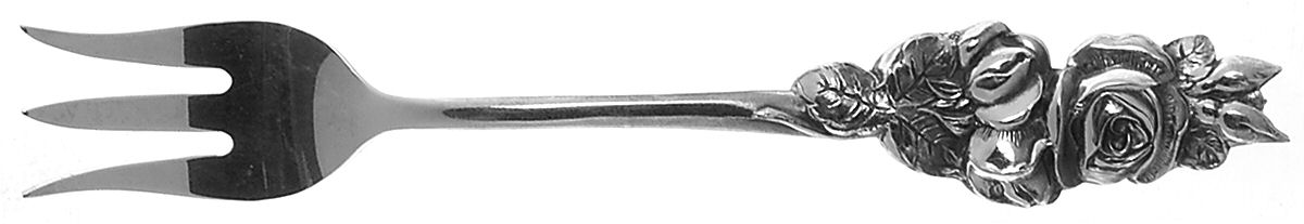 Harlequin (Silverplate 1964) Cocktail/Seafood Fork by Reed & Barton-1