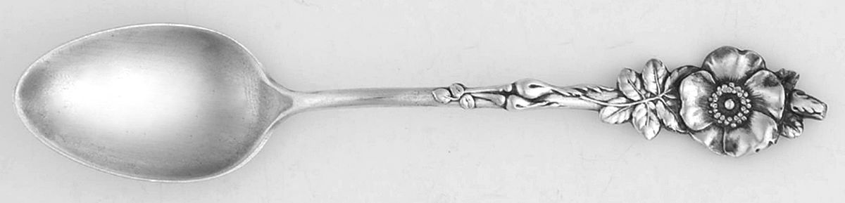 Harlequin (Sterling) Spoon-Teaspoon (Five O'Clock) by Reed & Barton-1
