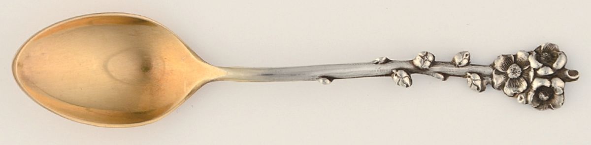 Harlequin (Sterling) Demitasse Spoon by Reed & Barton-1