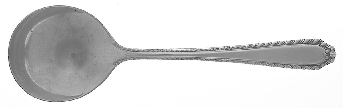 Hawthorne (Sterling, 1934) Round Bowl Soup Spoon (Cream Soup) by Reed & Barton-1