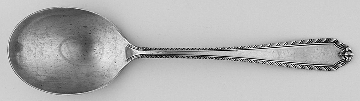 Hawthorne (Sterling, 1934) Round Bowl Soup Spoon (Gumbo) by Reed & Barton-1