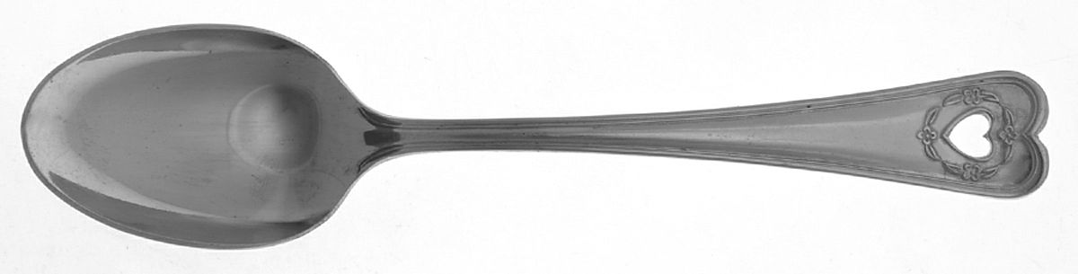 Hearts & Flowers (Stainless) Teaspoon by Reed & Barton-1