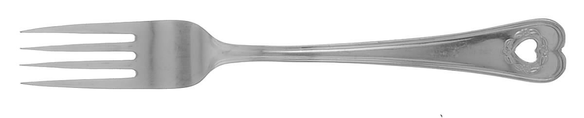 Hearts & Flowers (Stainless) Fork by Reed & Barton-1