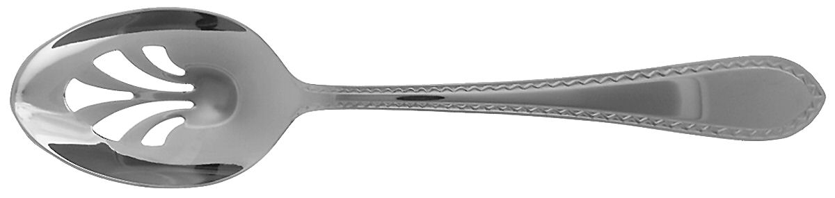 Helena Maria (Stainless) Pierced Tablespoon (Serving Spoon) by Reed & Barton-1