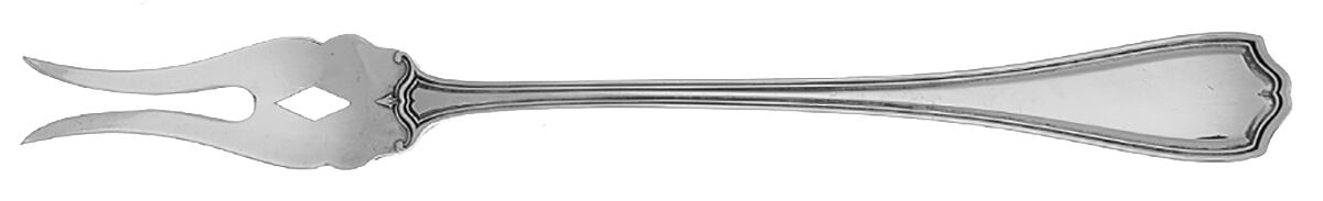 Hepplewhite-Plain (Sterling, 1907, No Monos) Two-Tine Butter Pick by Reed & Barton-1