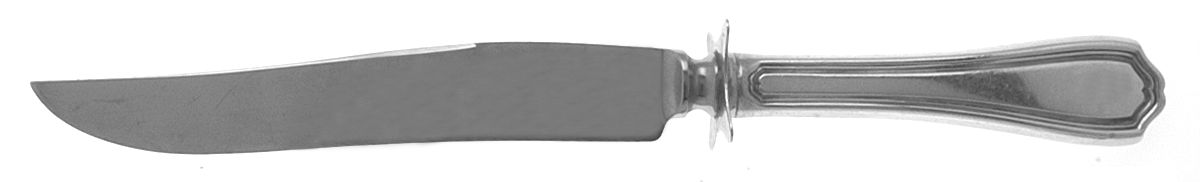 Hepplewhite-Plain (Sterling, 1907, No Monos) Small Steak Carving Knife with Stainless Blade by Reed & Barton-1