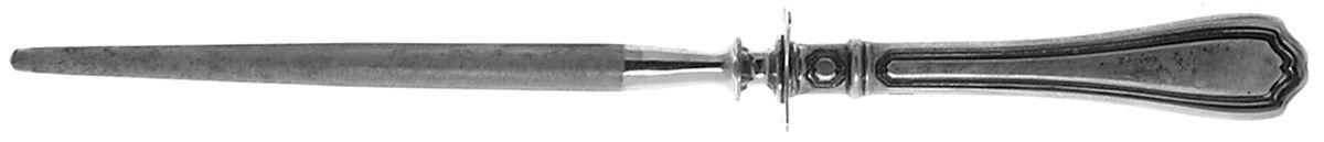 Hepplewhite-Plain (Sterling, 1907, No Monos) Small Steel Rod Sharpener Knife by Reed & Barton-1