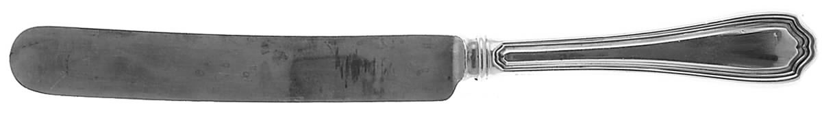 Hepplewhite-Plain (Sterling, 1907, No Monos) Old French Hollow Knife with Bolster by Reed & Barton-1