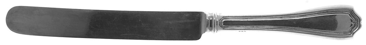 Hepplewhite-Plain (Sterling, 1907, No Monos) Old French Hollow Knife with Bolster by Reed & Barton-1
