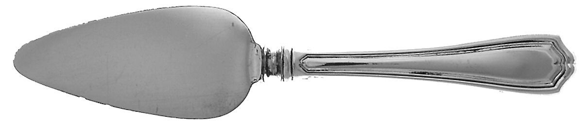Hepplewhite-Plain (Sterling, 1907, No Monos) Cheese Server with Silverplate Blade by Reed & Barton-1