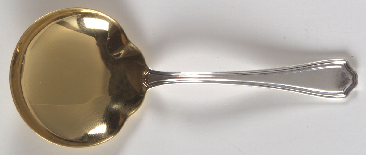 Hepplewhite-Plain (Sterling, 1907, No Monos) Solid Bon Bon Spoon by Reed & Barton-1