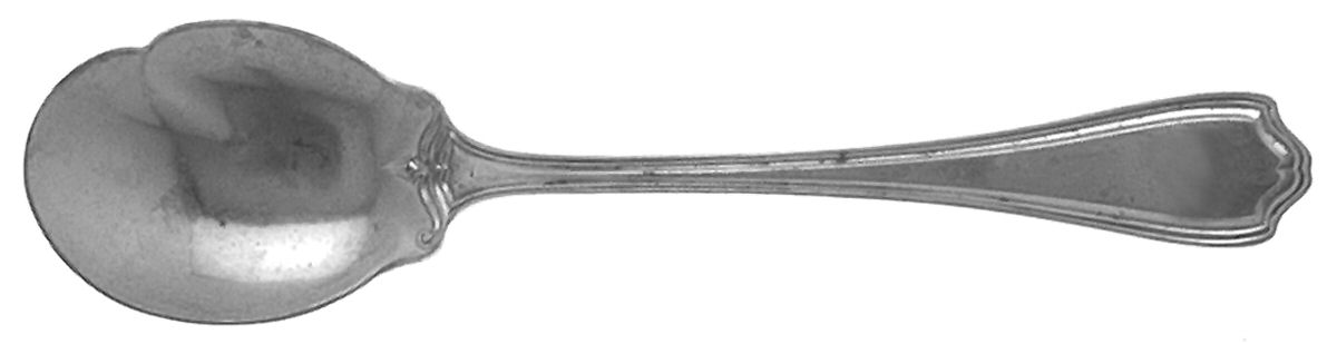 Hepplewhite-Plain (Sterling, 1907, No Monos) Ice Cream Spoon Individual by Reed & Barton-1
