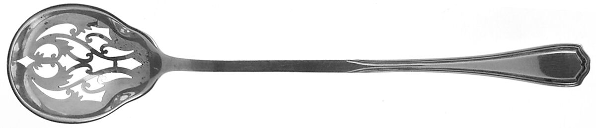 Hepplewhite-Plain (Sterling, 1907, No Monos) Large Lettuce Serving Spoon by Reed & Barton-1