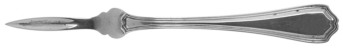 Hepplewhite-Plain (Sterling, 1907, No Monos) Solid Nut Pick by Reed & Barton-1