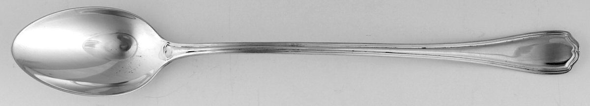 Hepplewhite-Plain (Sterling, 1907, No Monos) Parfait Spoon (Solid Piece) by Reed & Barton-1
