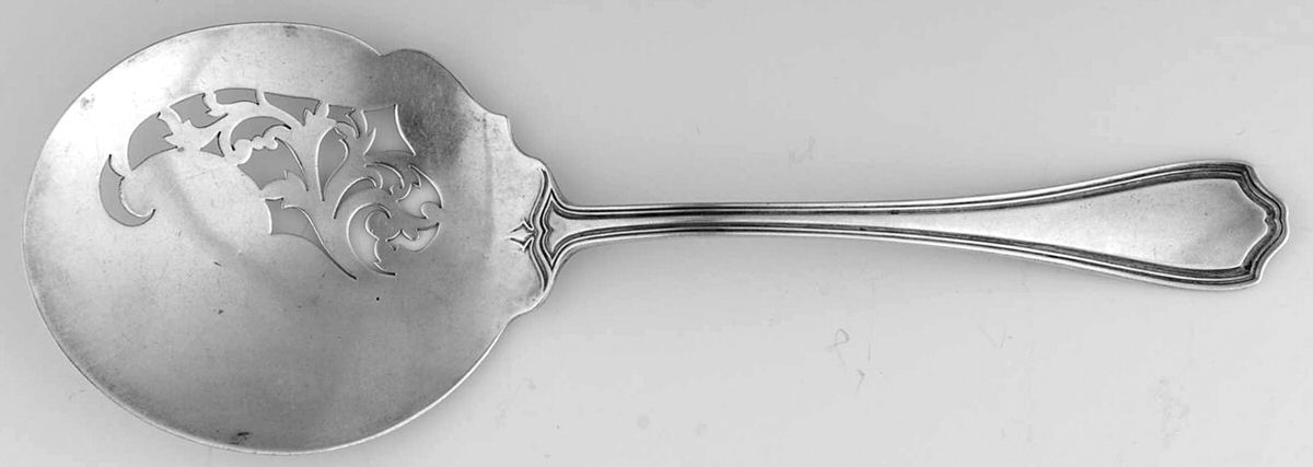 Hepplewhite-Plain (Sterling, 1907, No Monos) Tomato Server, Solid Piece by Reed & Barton-1