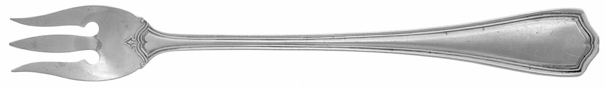 Hepplewhite-Plain (Sterling, 1907, No Monos) Oyster Fork by Reed & Barton-1