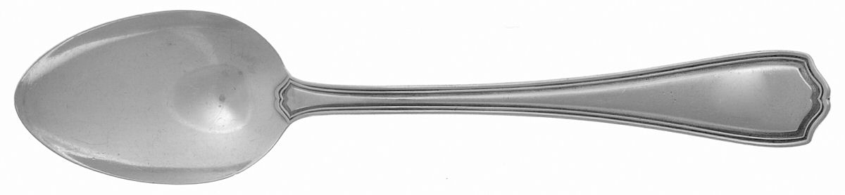 Hepplewhite-Plain (Sterling, 1907, No Monos) Teaspoon by Reed & Barton-1