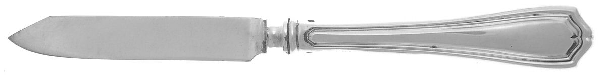 Hepplewhite-Plain (Sterling, 1907, No Monos) Individual Fruit Knife with Silverplate Blade by Reed & Barton-1