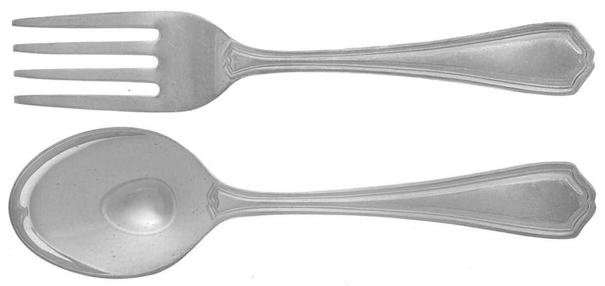 Hepplewhite-Plain (Sterling, 1907, No Monos) 2 Pc Baby Set (BF, BS) by Reed & Barton-1