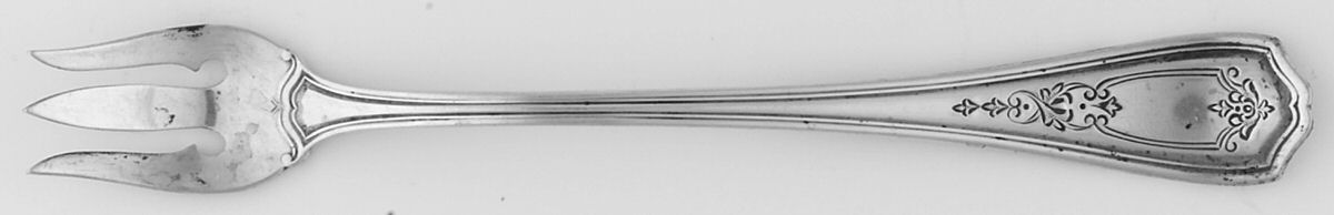 Hepplewhite-Chased (Sterling, 1907) Cocktail/Seafood Fork by Reed & Barton-1