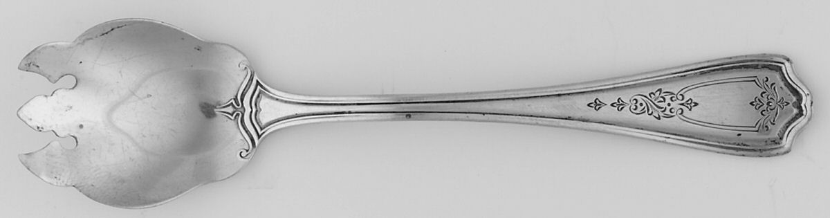 Hepplewhite-Chased (Sterling, 1907) Ice Cream Fork by Reed & Barton-1