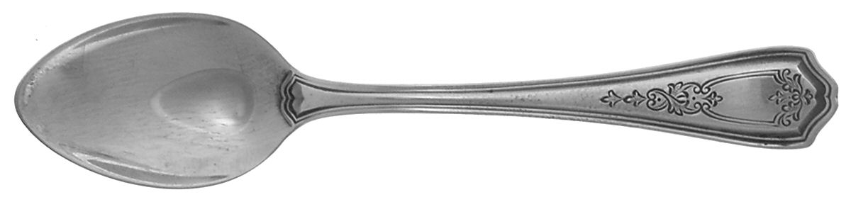 Hepplewhite-Chased (Sterling, 1907) Demitasse Spoon by Reed & Barton-1
