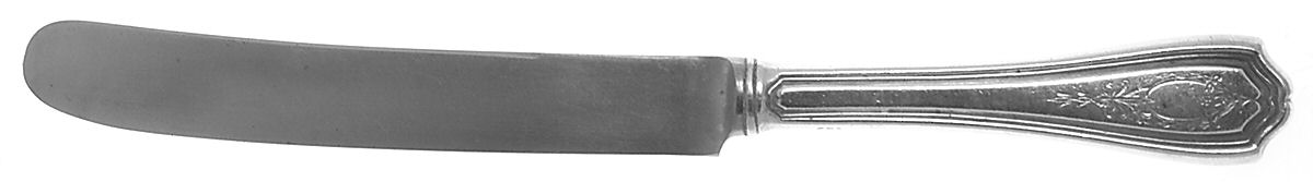 Hepplewhite-Engrv (Sterling, 1907, No Monos) Old French Hollow Knife by Reed & Barton-1