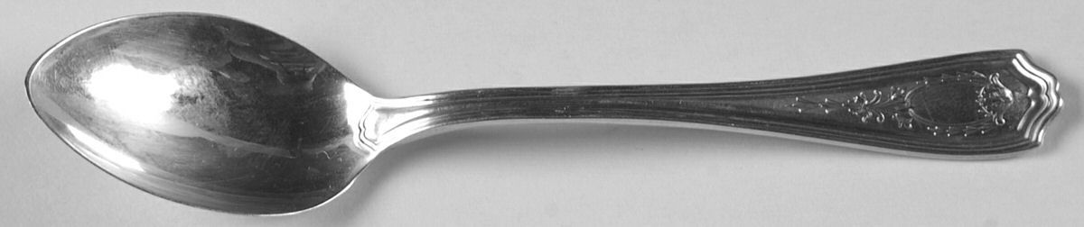 Hepplewhite-Engrv (Sterling, 1907, No Monos) Five O'Clock Teaspoon by Reed & Barton-1