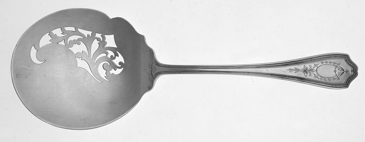 Hepplewhite-Engrv (Sterling, 1907, No Monos) Tomato Server, Solid Piece by Reed & Barton-1