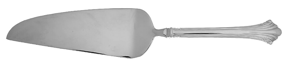 Highlands (Silverplate, 1994) Pie and Cake Server with Stainless Blade HC by Reed & Barton-1