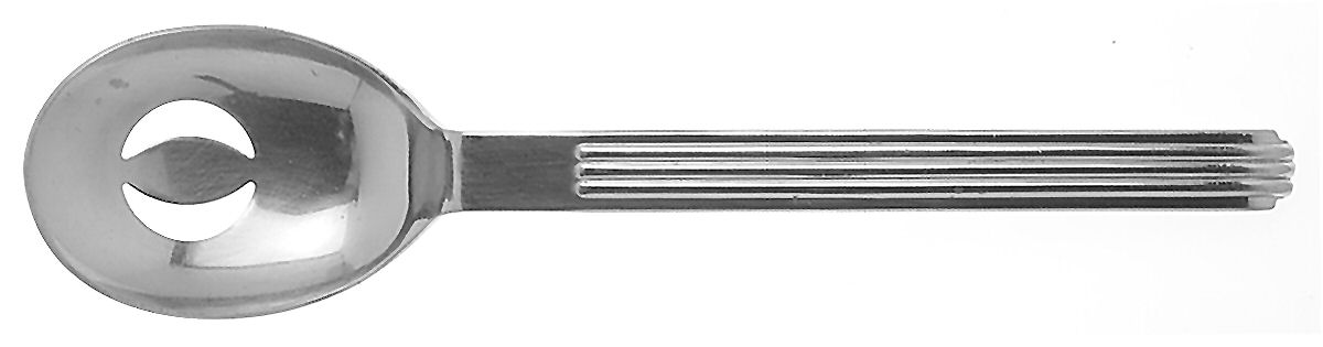 Hilton Head (Stainless) Pierced Tablespoon (Serving Spoon) by Reed & Barton-1