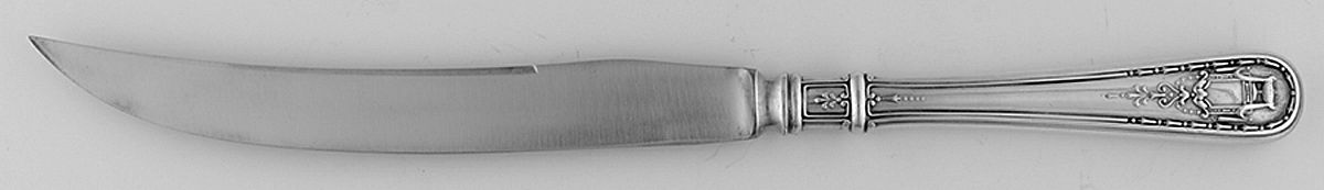 Holworthy (1910, Silverplate) Small Steak Carving Knife with Stainless Blade by Reed & Barton-1