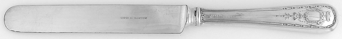 Holworthy (1910, Silverplate) Blunt Hollow Knife by Reed & Barton-1