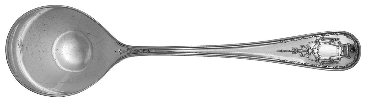 Holworthy (1910, Silverplate) Round Bowl Soup Spoon (Cream Soup) by Reed & Barton-1