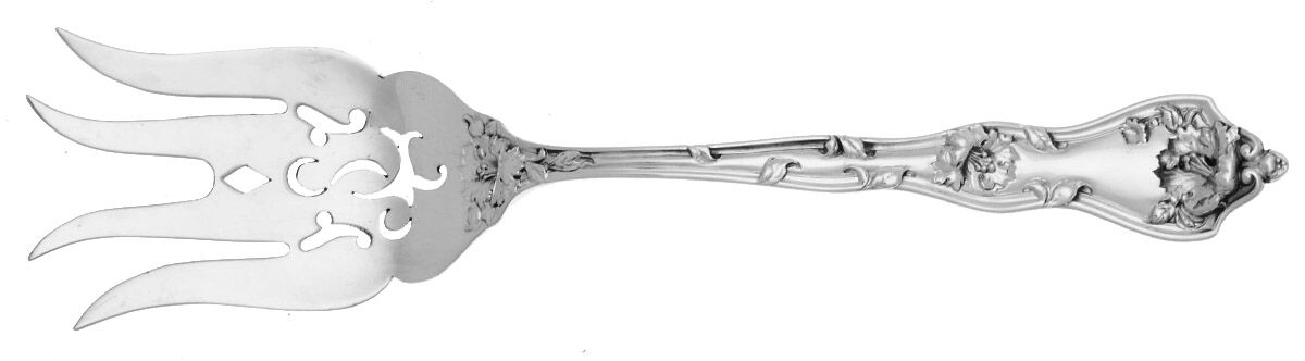 Intaglio (Sterling, 1905, Eagle-R-Lion) Large Chipped Beef Fork by Reed & Barton-1