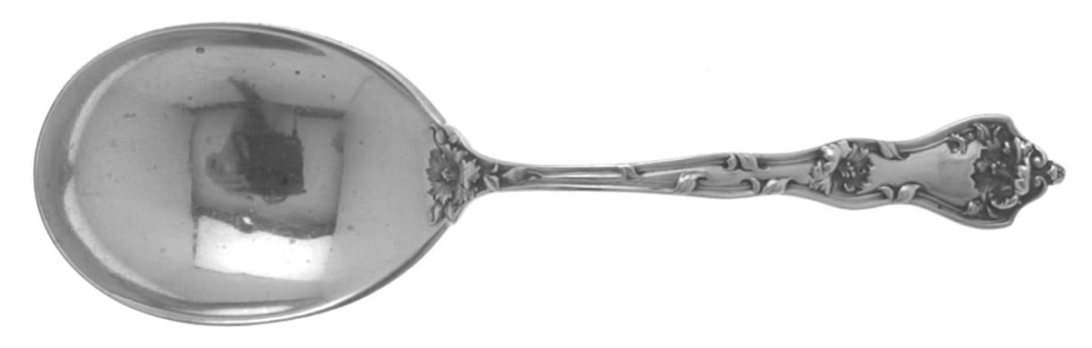 Intaglio (Sterling, 1905, Eagle-R-Lion) Small Solid Berry/Casserole Spoon by Reed & Barton-1