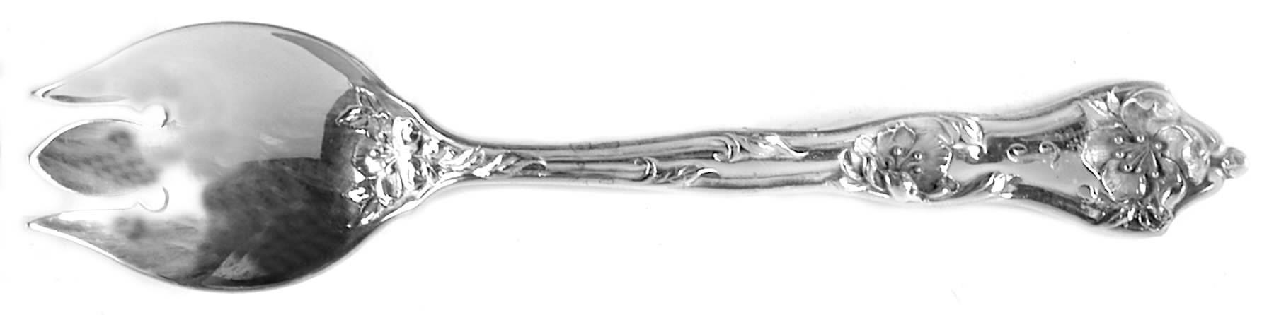 Intaglio (Sterling, 1905, Eagle-R-Lion) Ice Cream Fork by Reed & Barton-1