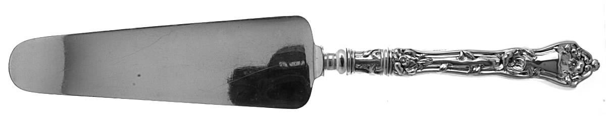 Intaglio (Sterling, 1905, Eagle-R-Lion) Pie Server with Silverplate Blade by Reed & Barton-1