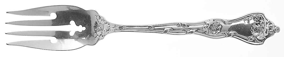 Intaglio (Sterling, 1905, Eagle-R-Lion) Individual Solid Fish Fork by Reed & Barton-1