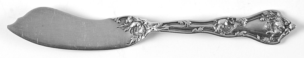 Intaglio (Sterling, 1905, Eagle-R-Lion) Flat Handle Master Butter Knife by Reed & Barton-1