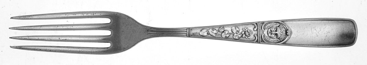 Italian (Silverplate, 1885) Youth Fork by Reed & Barton-1