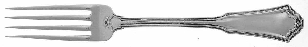 Jacobean (Sterling, No Monograms) Fork by Reed & Barton-1