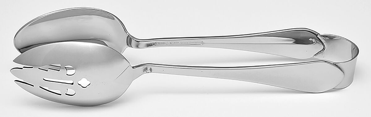 Jamestown (Stainless) Salad Tongs Solid HC by Reed & Barton-1