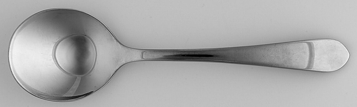 Jamestown (Stainless) Round Bowl Soup Spoon (Cream Soup) by Reed & Barton-1