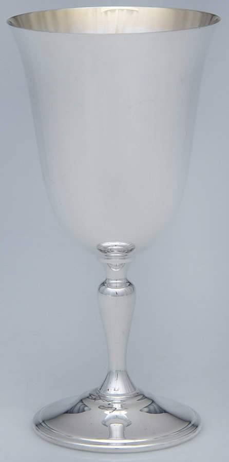 Jamestown (Silverplate, Hollowware) Water Goblet by Reed & Barton-1