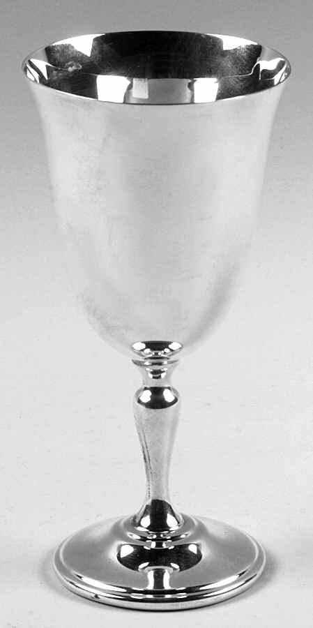 Jamestown (Silverplate, Hollowware) Water Goblet by Reed & Barton-1
